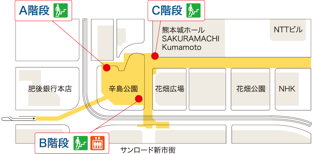 深夜帯の出入口について